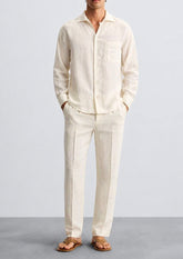 Royal Shirt & Bottom Set Of Linen, Luxury And Style
