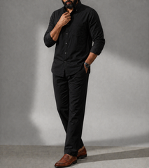 Terra Fit Shirt & Bottom Set Of Linen, Luxury And Style